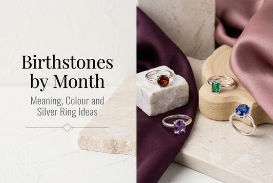 Birthstones by Month: Meaning, Colour and Silver Ring Ideas for Every Birthday