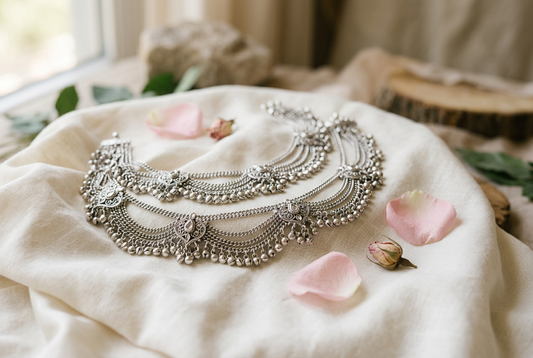 Bridal Payal Guide: How to Choose Silver Anklets for Your Wedding