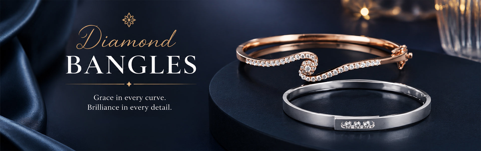 Diamond Bangles