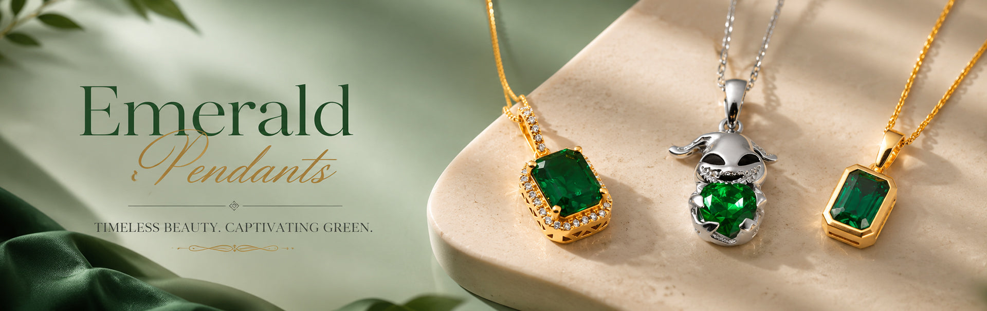 Emerald Pendants
