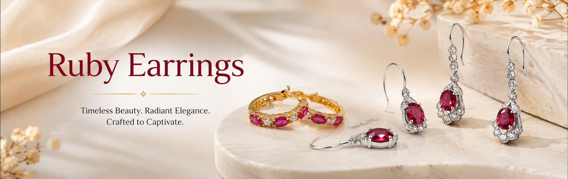 Ruby Earrings