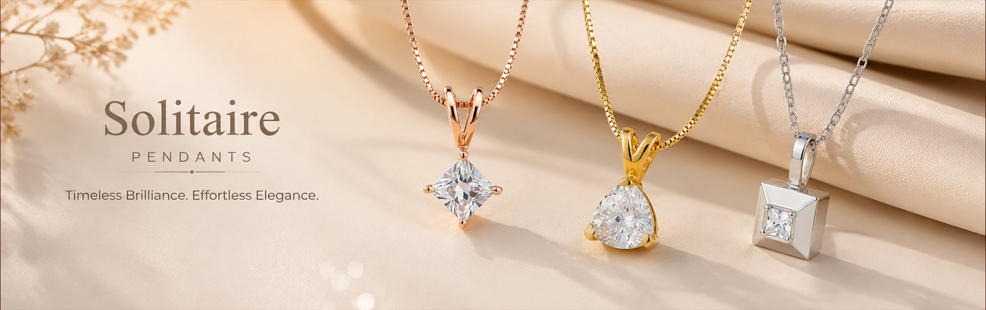 Solitaire Pendants