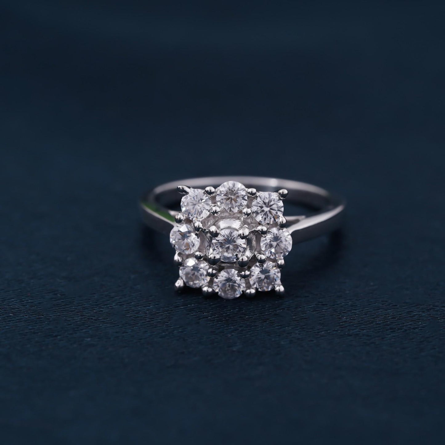 Moissanite Ring For Women, Enagament Ring, Real Moissanite Ring, Moissanite Silver Ring 