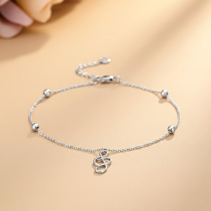 Silver Trendy Musical Anklet