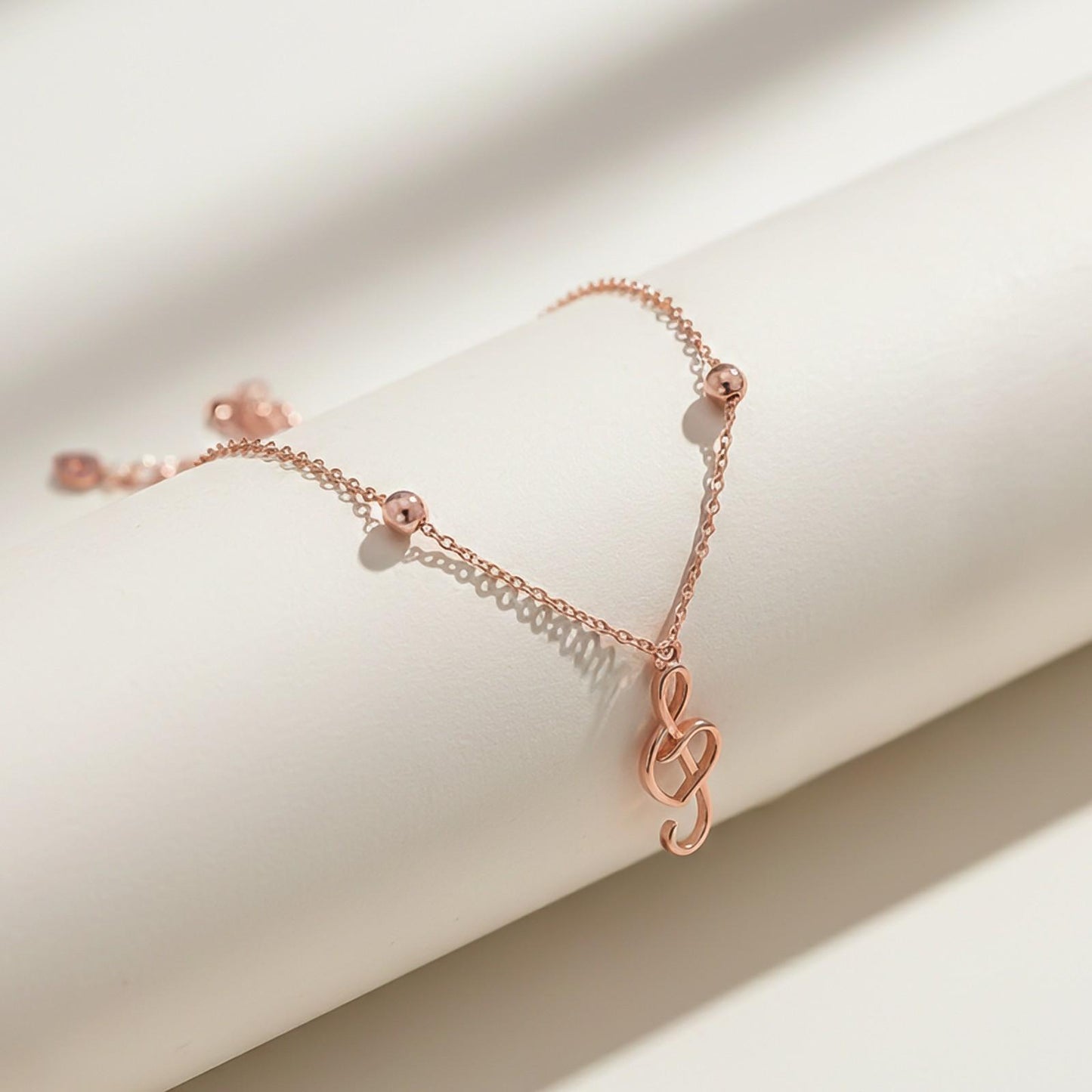 Double Tone Trendy Musical Anklet