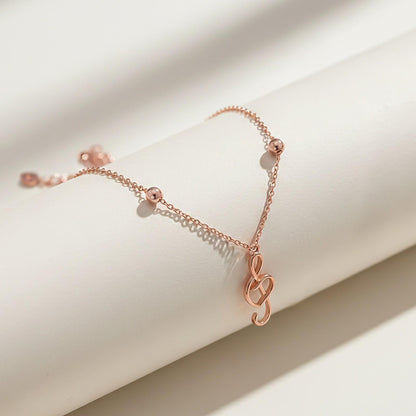 Double Tone Trendy Musical Anklet