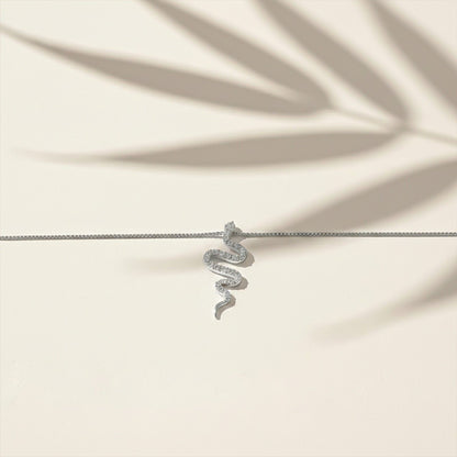 Silver Mini Snake Anklet