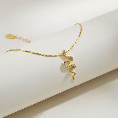 Golden Mini Snake Anklet