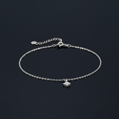 Silver Dusk Till Dawn Anklet