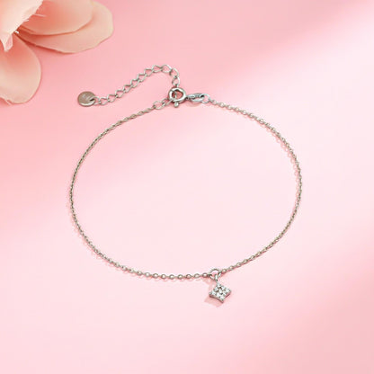 Silver Dusk Till Dawn Anklet