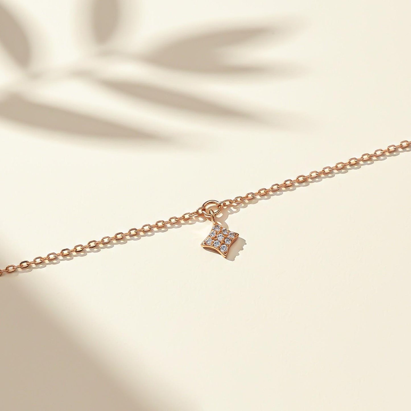 Rose Gold Dusk Till Dawn Anklet