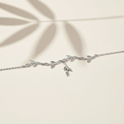 Silver Tree Branches Anklet