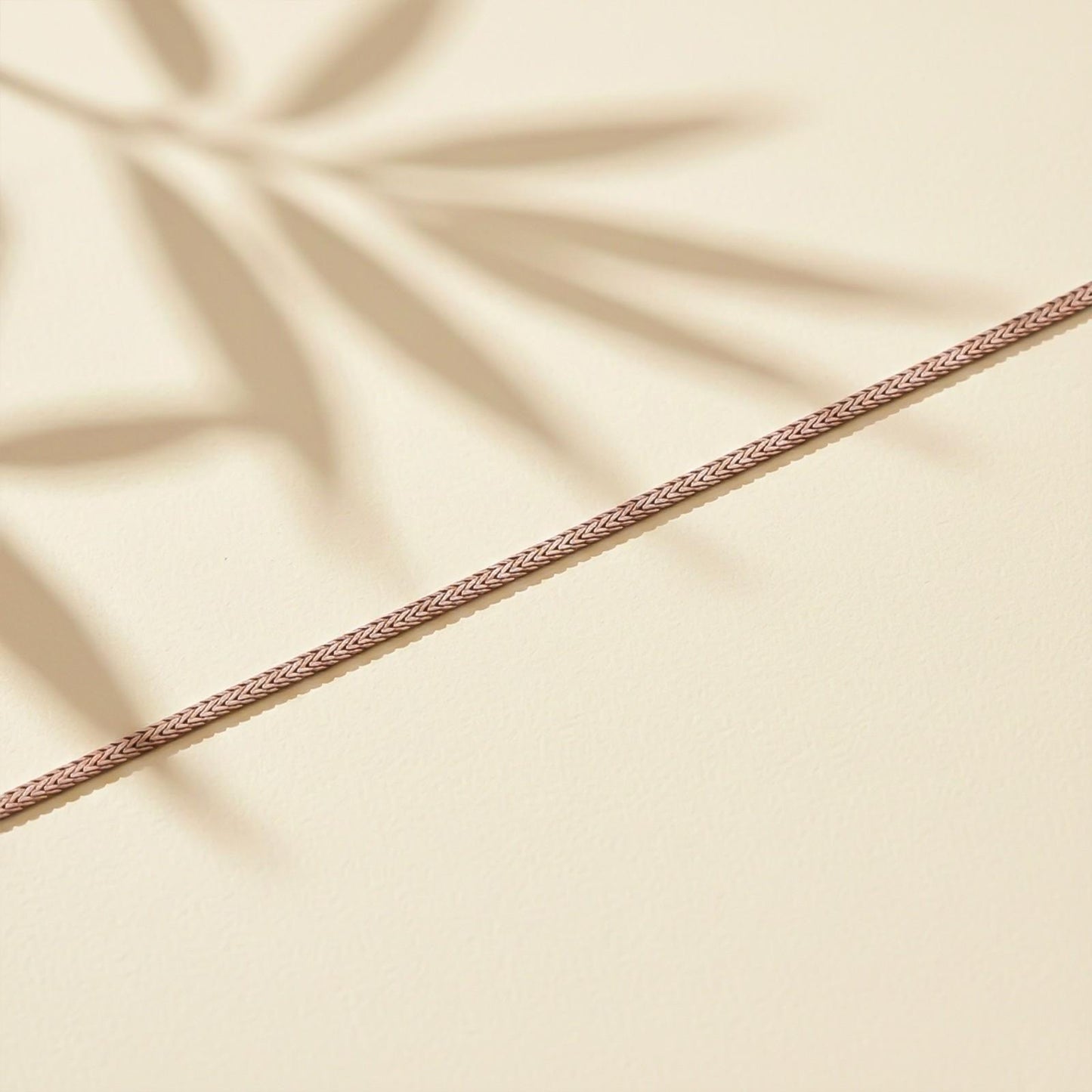 Rose Gold Snake Chain Classic Anklet