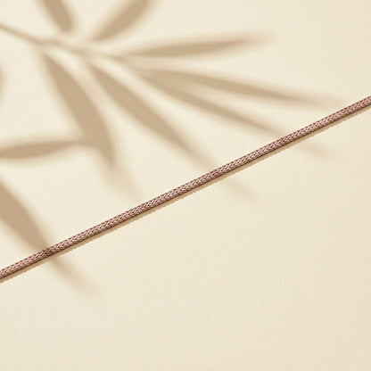 Rose Gold Snake Chain Classic Anklet