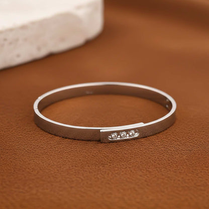 Silver Classic Radiance Bangle