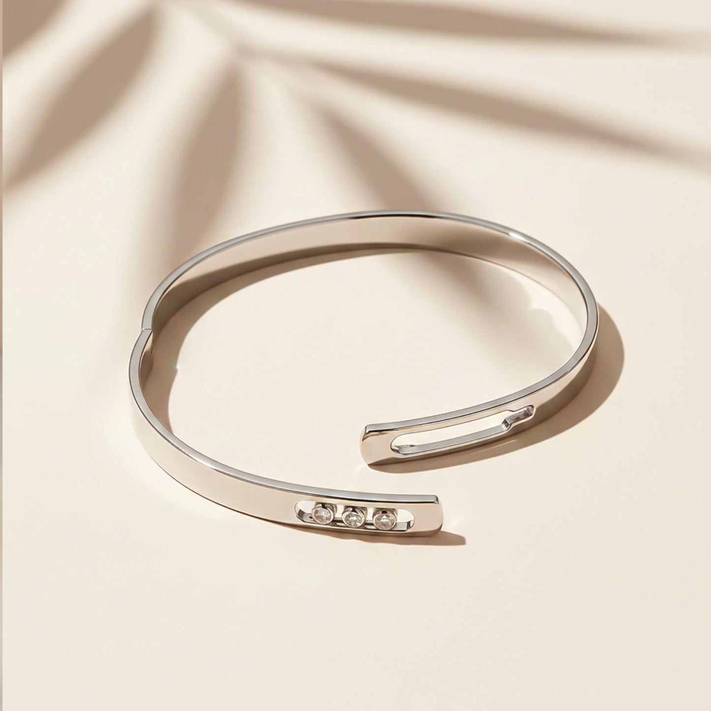 Silver Classic Radiance Bangle
