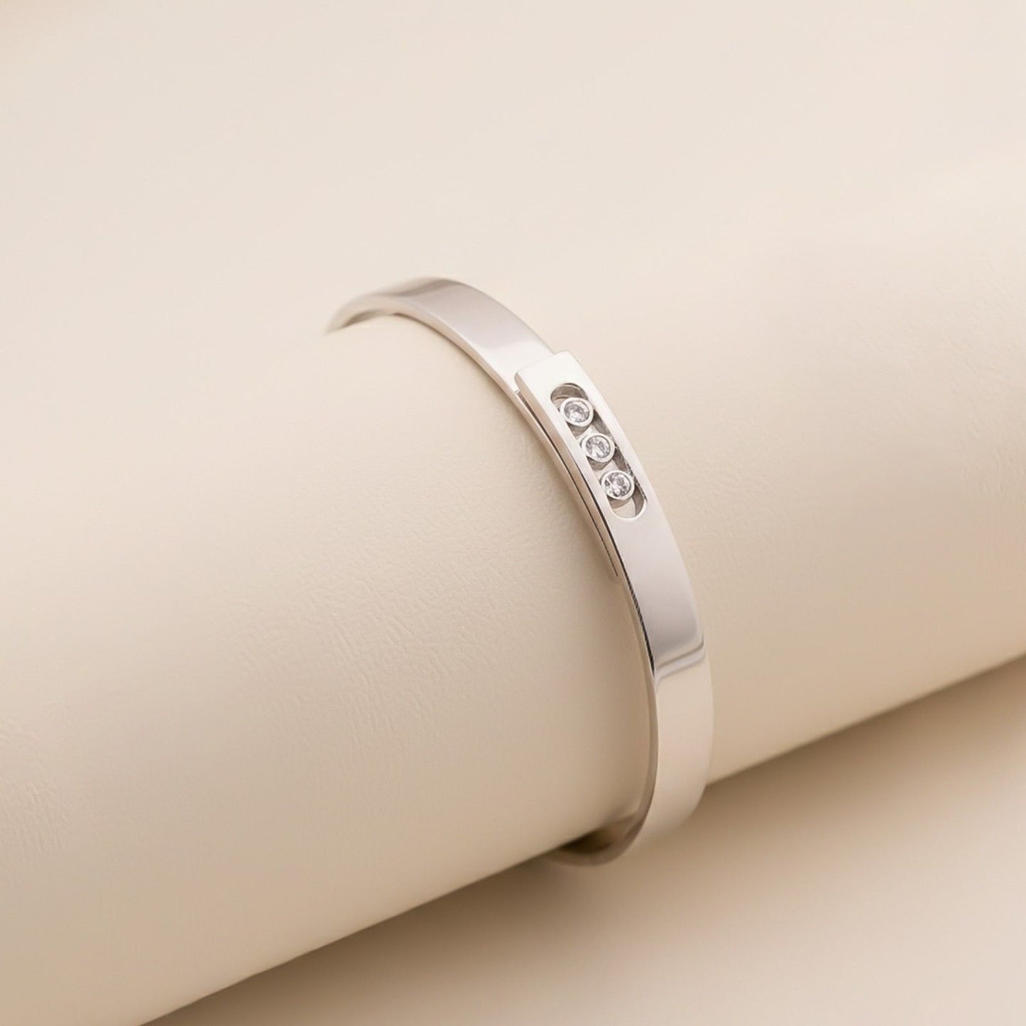 Silver Classic Radiance Bangle