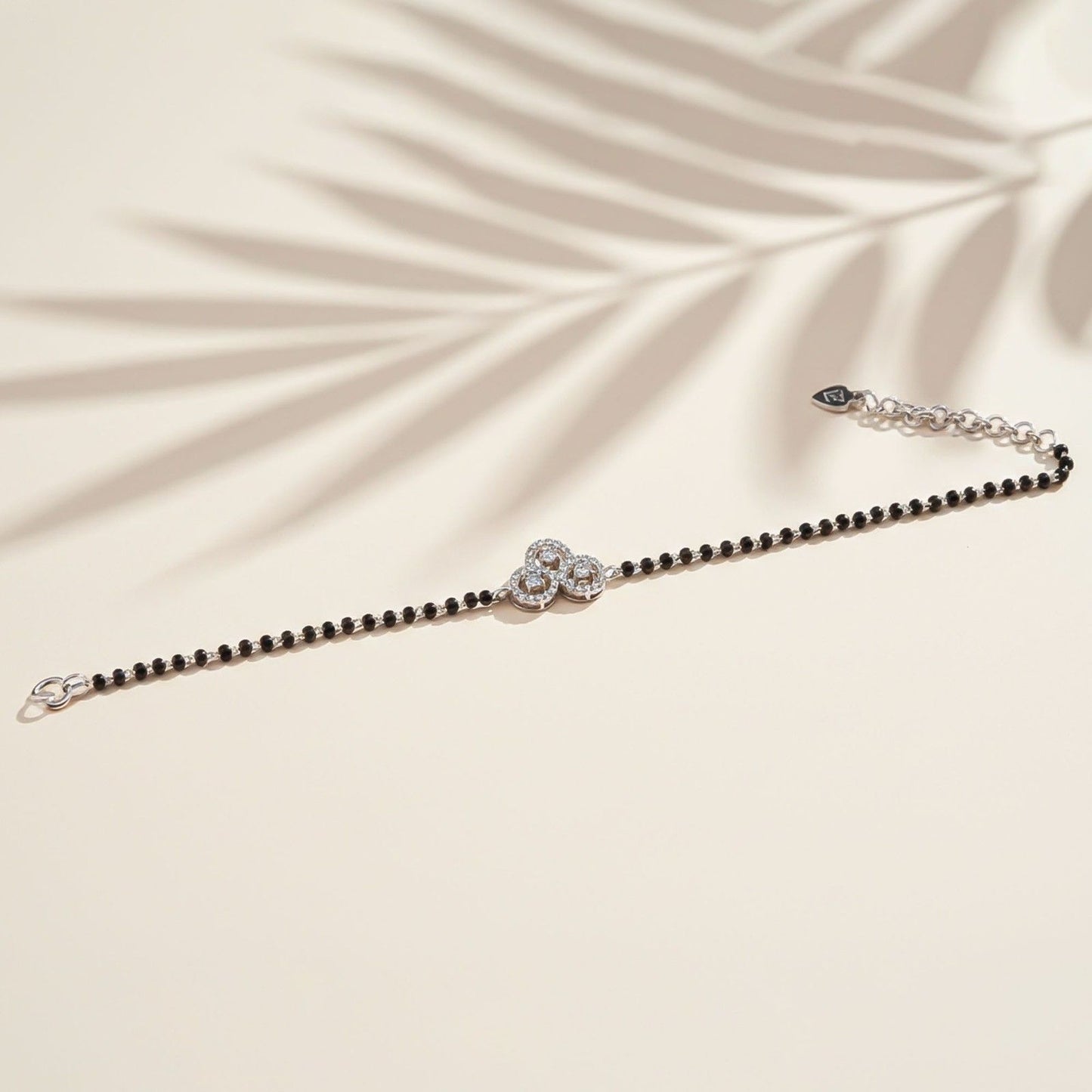 Silver Moonshine Mangalsutra Bracelet