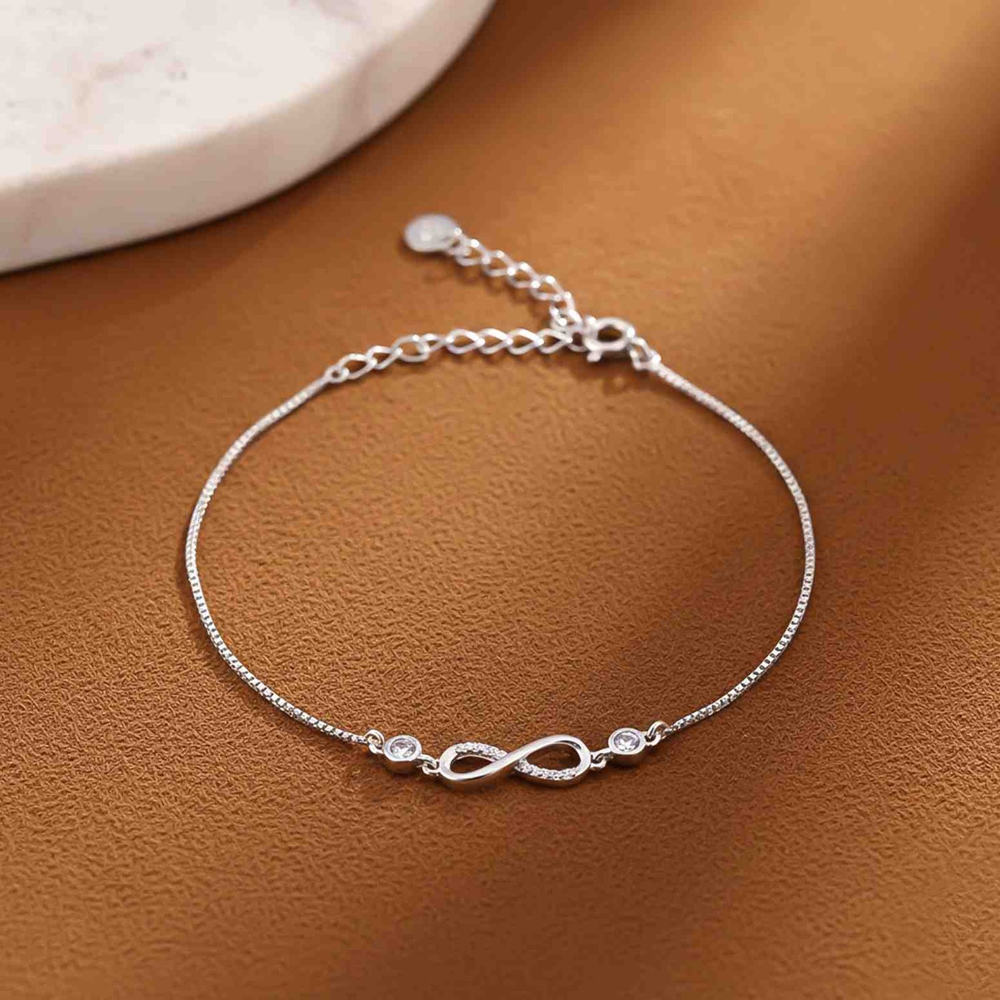 Silver Infinity Love Minimalist Bracelet