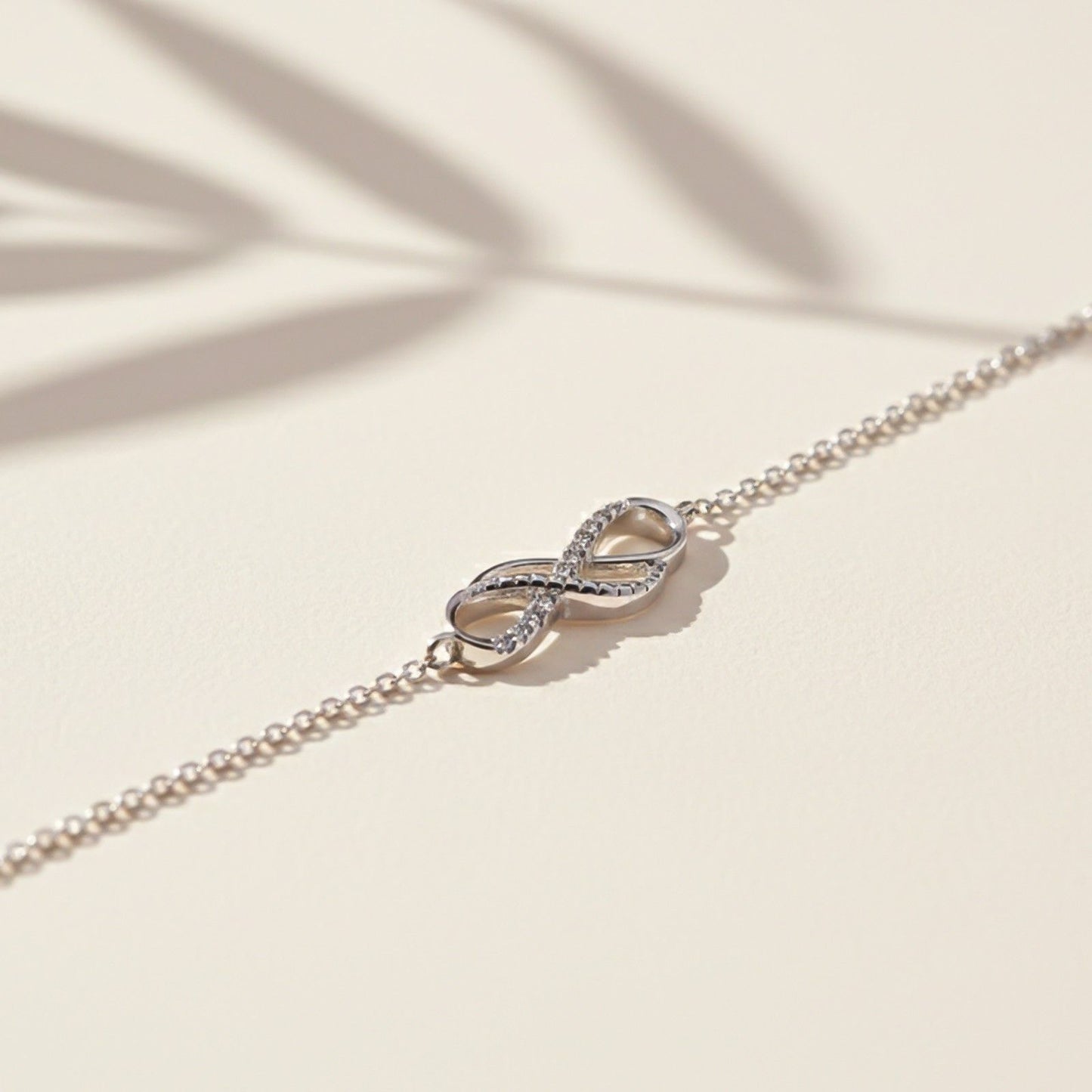 Silver Twin Infinity Love Bracelet