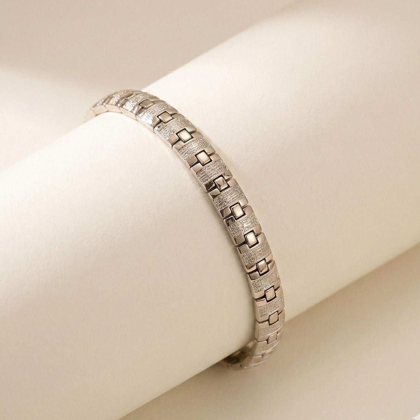 Silver Classic Bracelet For Him