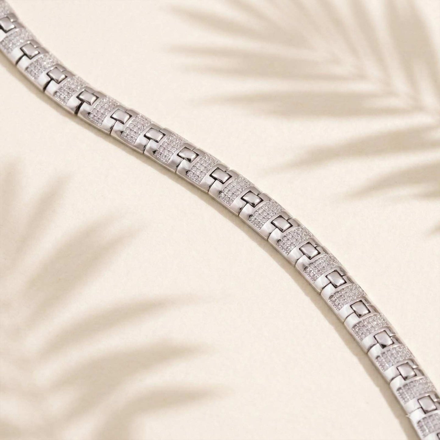 Silver Classic Bracelet For Him