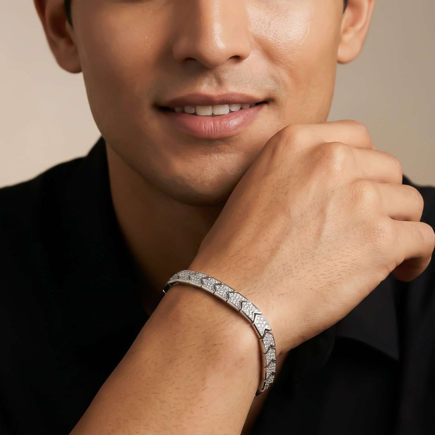 Silver Arrow Bracelet For Him