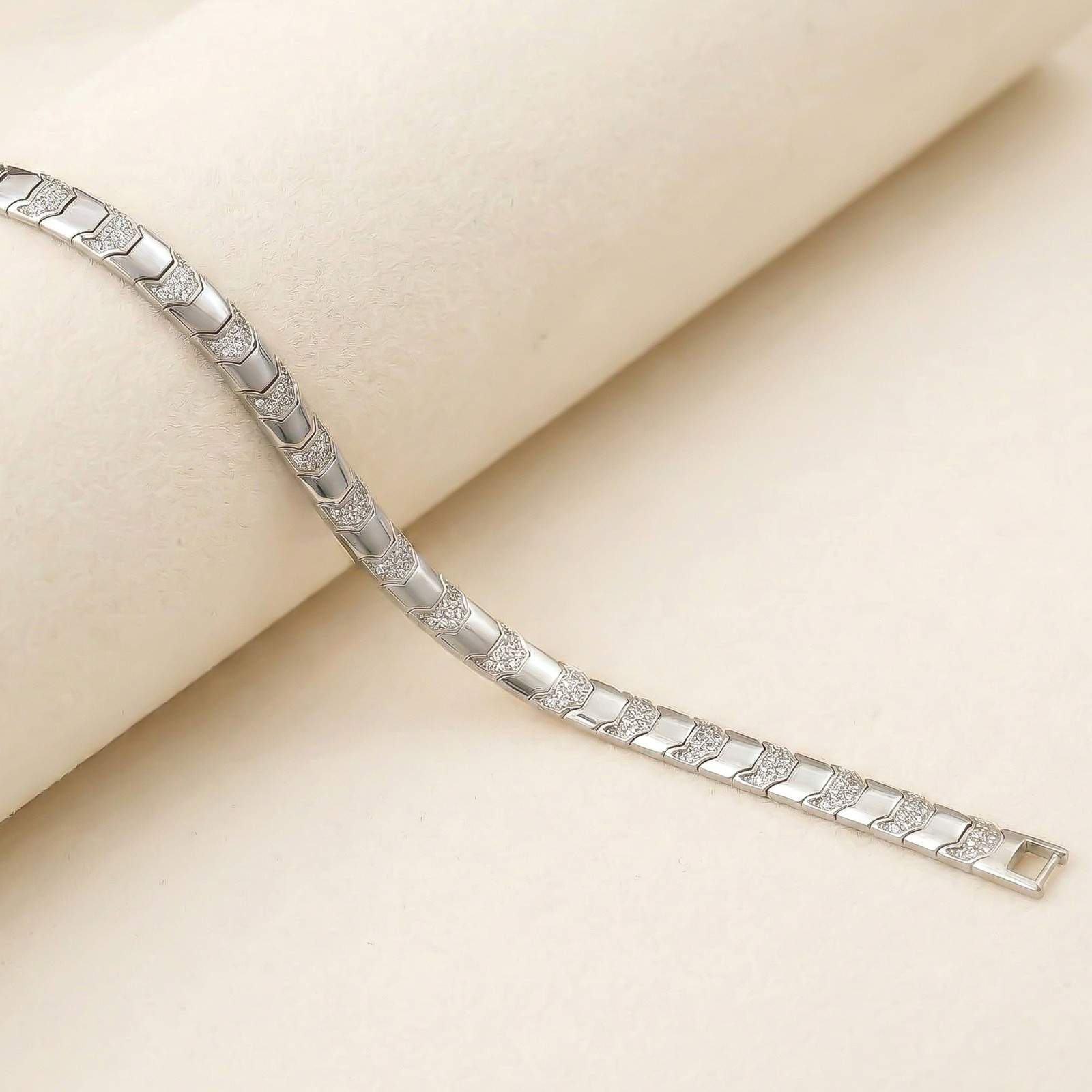 Vintage Silver 925 bone Bracelet ブレスレット Silver Snake Bone Bracelet For Him
