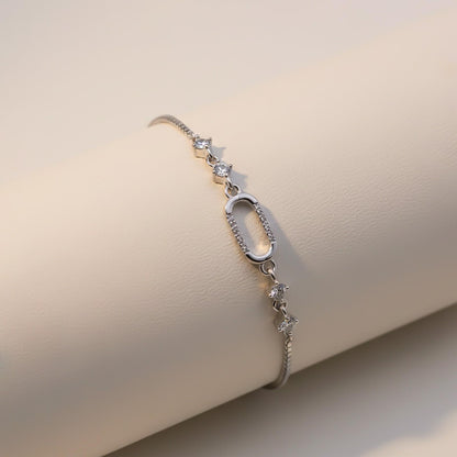 Silver Linked Charm Bracelet