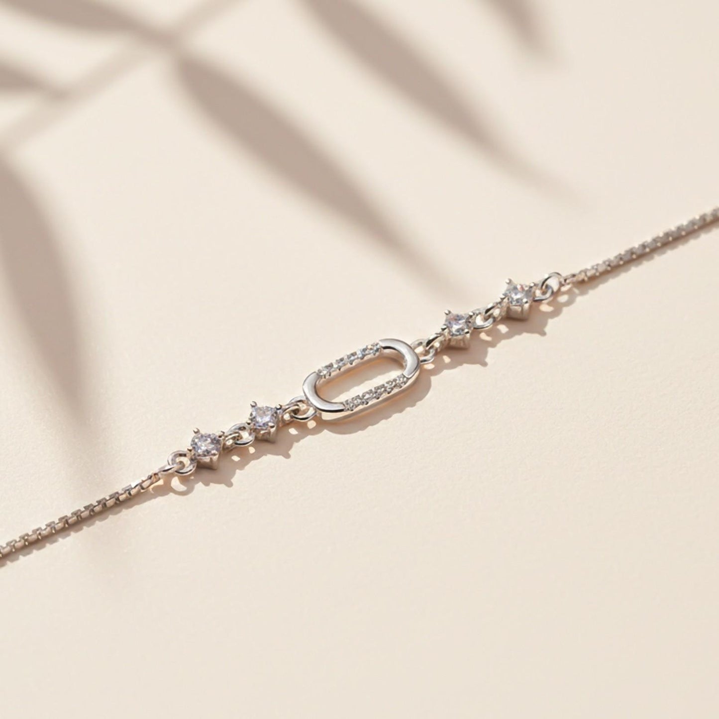 Silver Linked Charm Bracelet