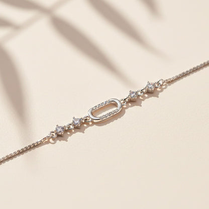 Silver Linked Charm Bracelet