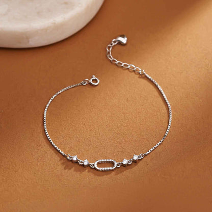 Silver Linked Charm Bracelet