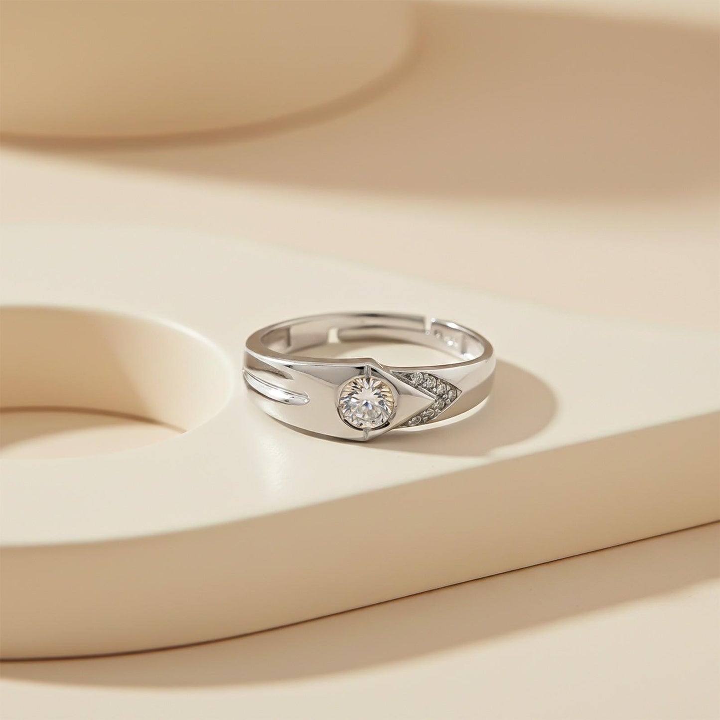 Silver Love Unfold Men's Band