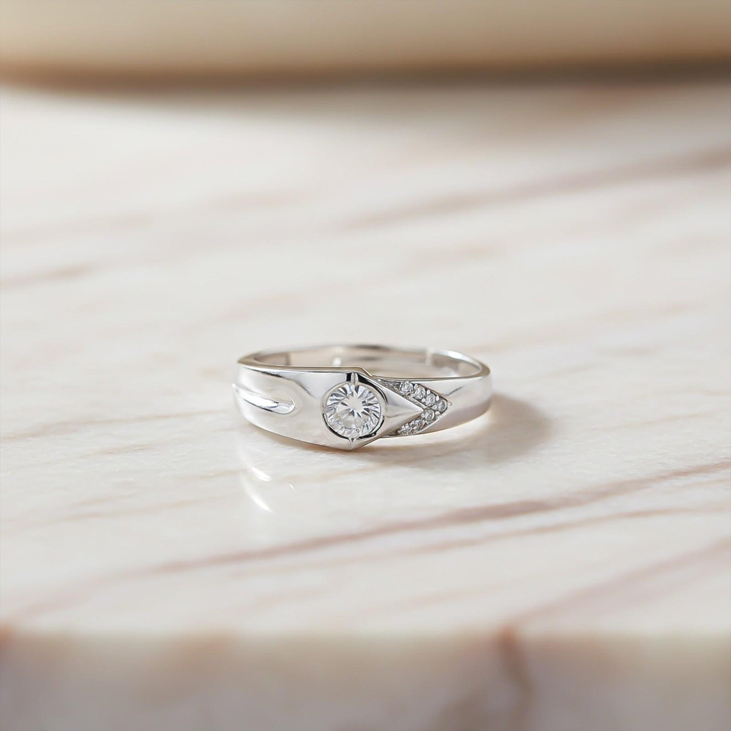 Silver Love Unfold Men's Band