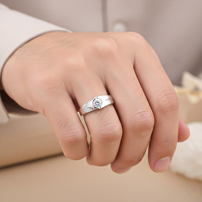 Silver Love Unfold Men's Band