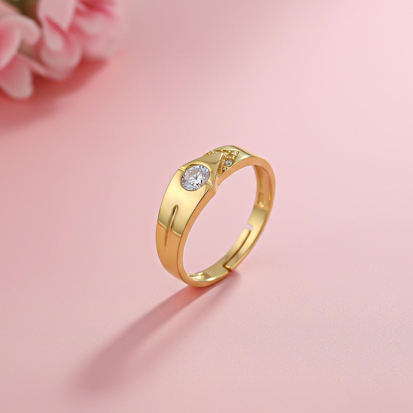Love Unfold Men's Gold Band