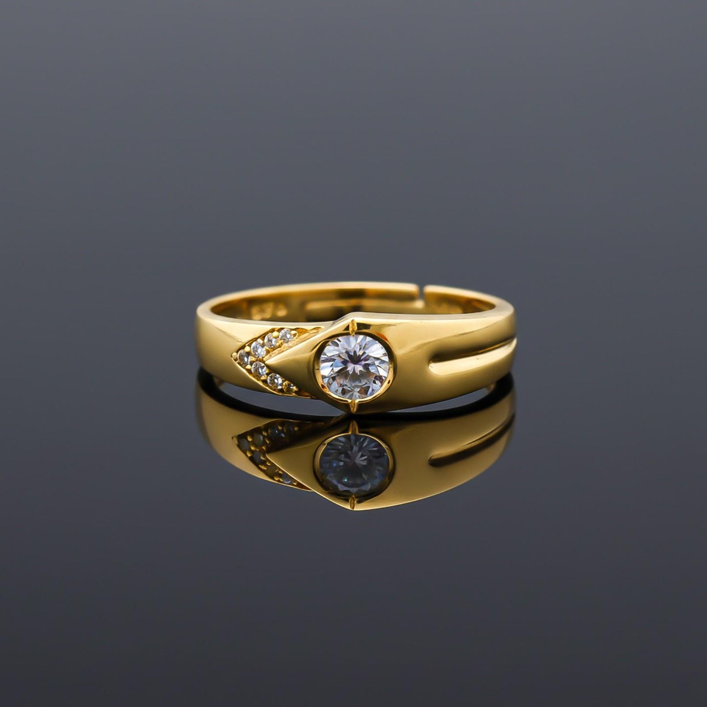 Love Unfold Men's Gold Band