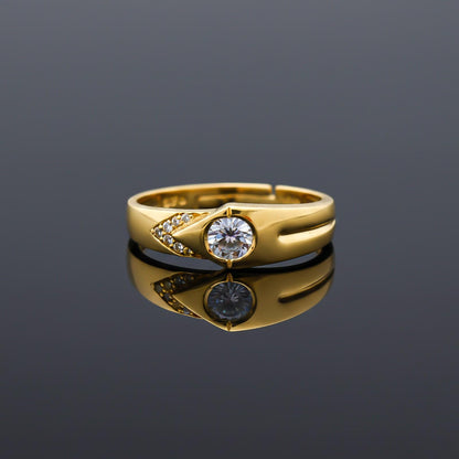 Love Unfold Men's Gold Band