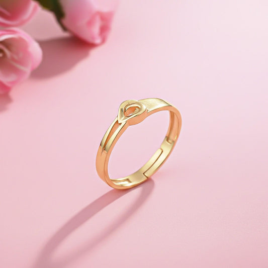 Golden Endless Love Men's Ring