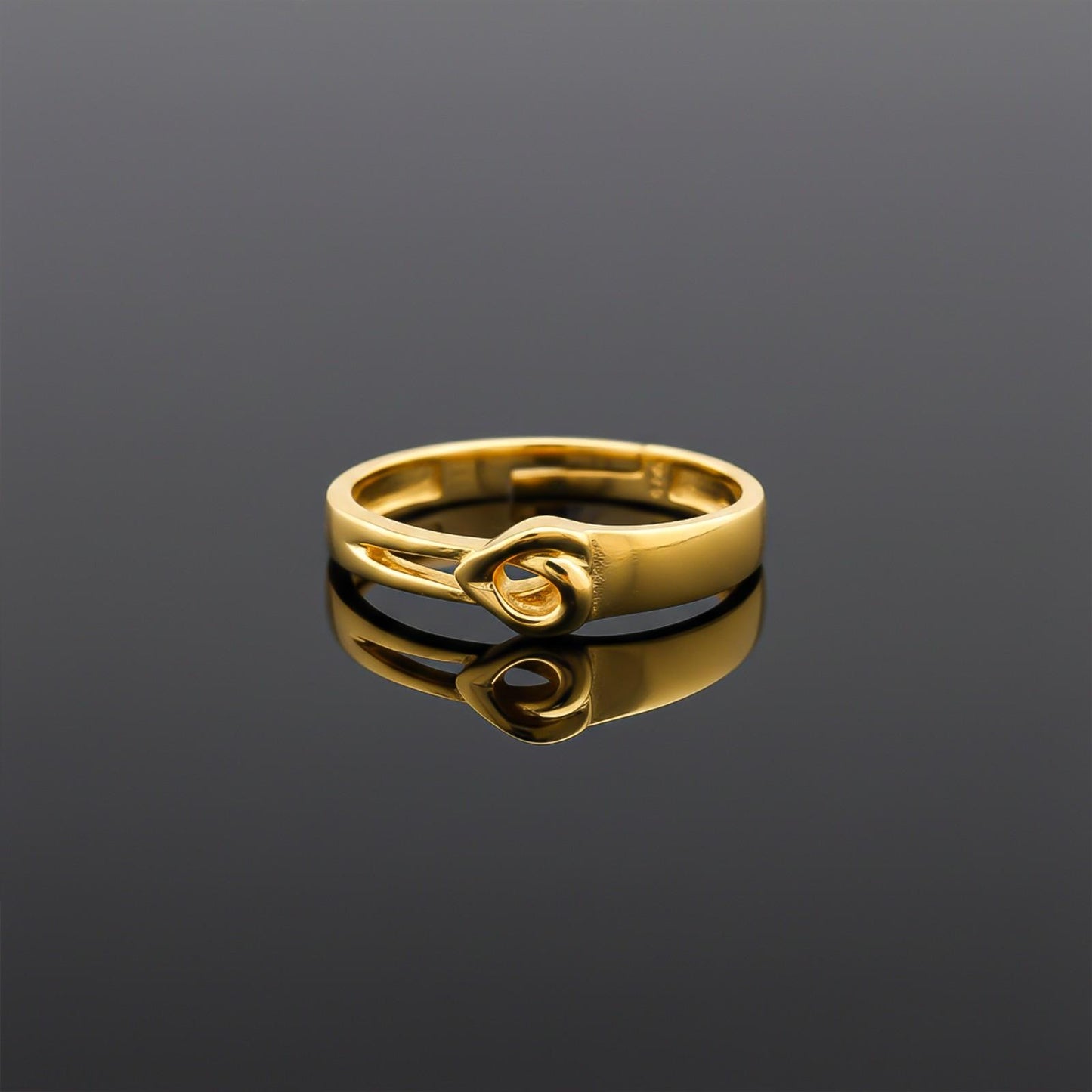 Golden Endless Love Men's Ring