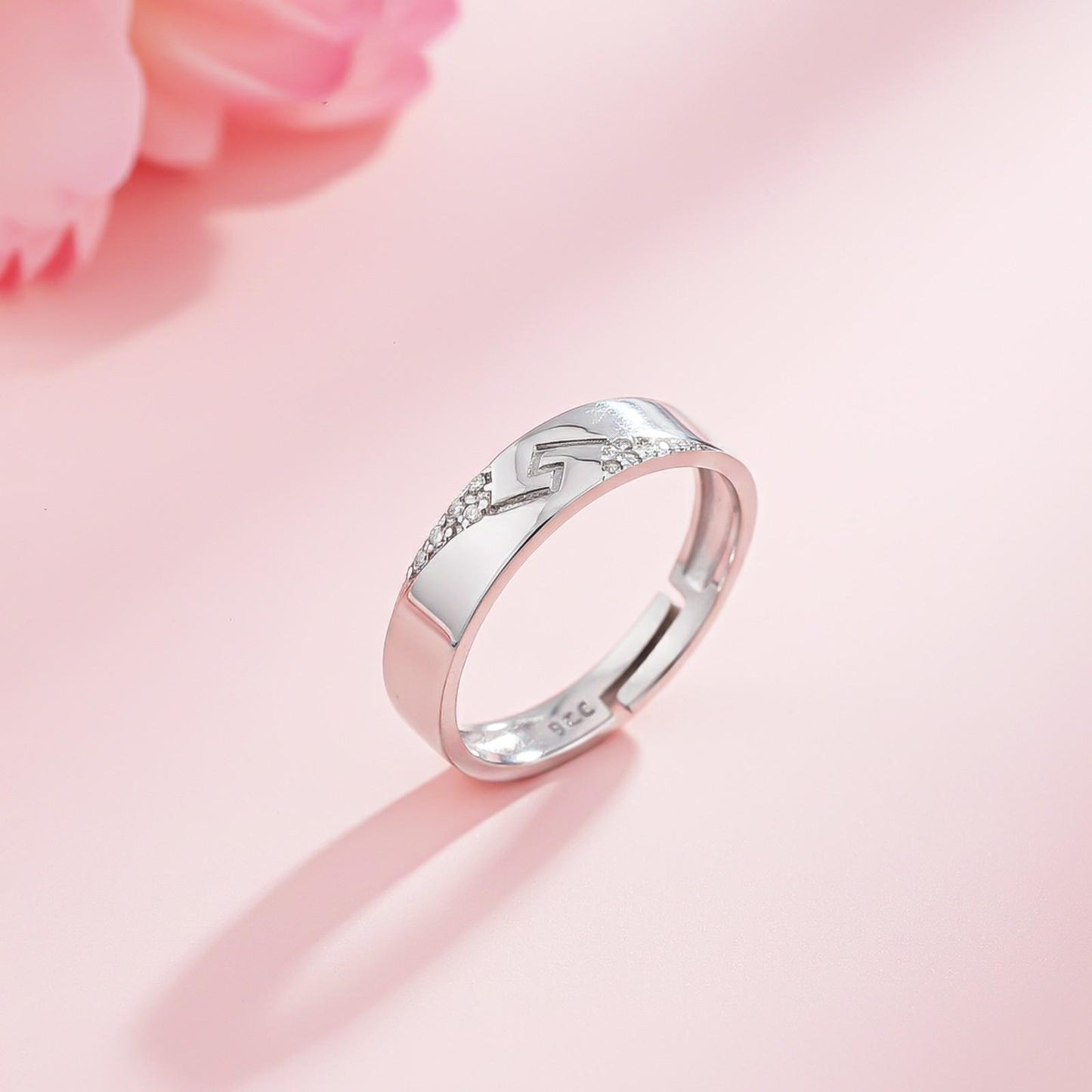 Silver Vintage Men's Band Ring