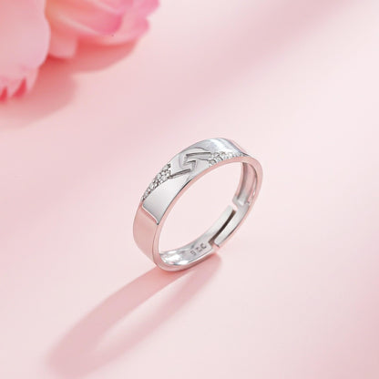 Silver Vintage Men's Band Ring