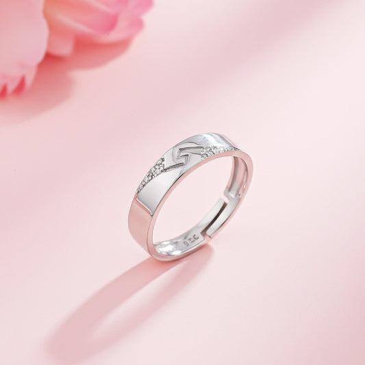 Silver Vintage Men's Band Ring