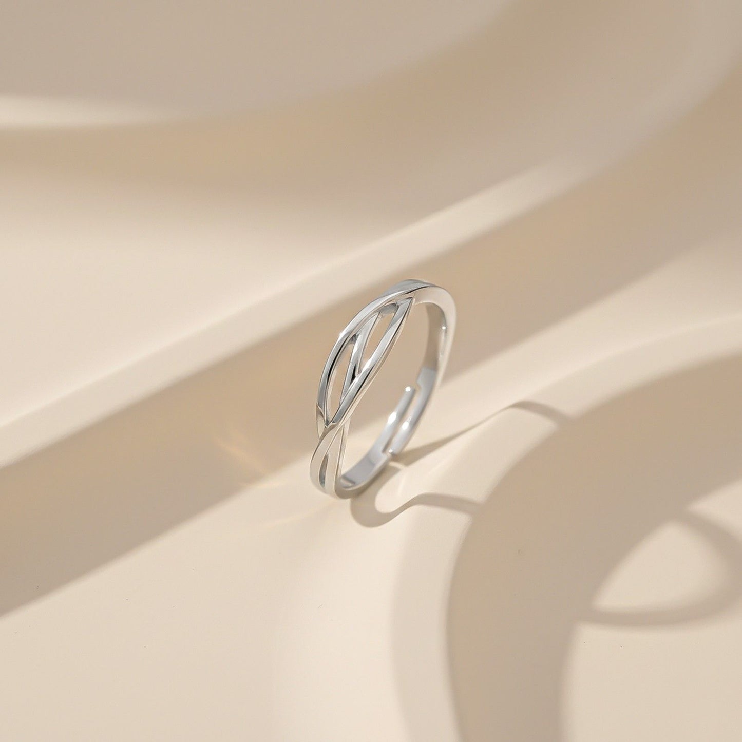 Silver Wave Band For Men's
