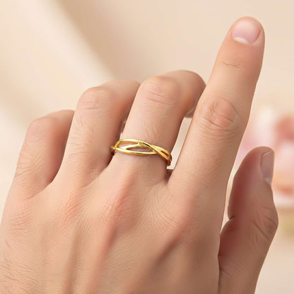 Golden Wave Band For Men's