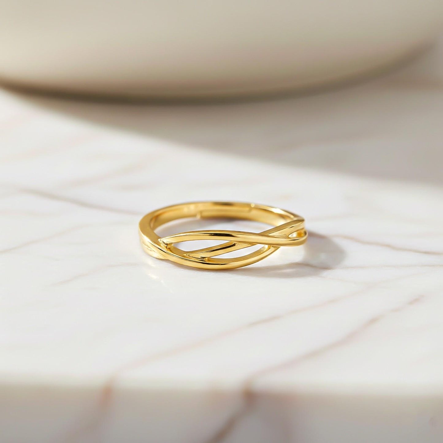 Golden Wave Band For Men's