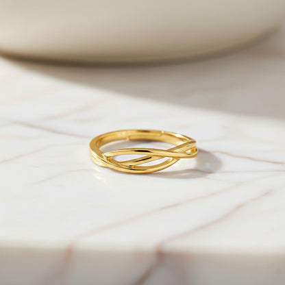 Golden Wave Band For Men's