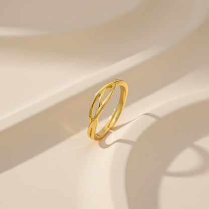 Golden Wave Band For Men's
