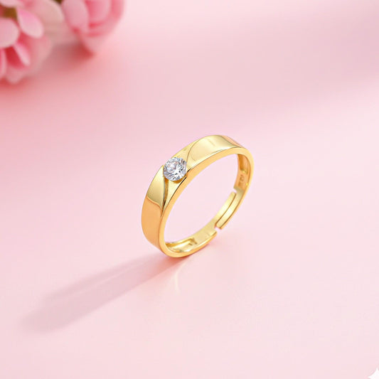 Golden Criss Cross Band For Men's