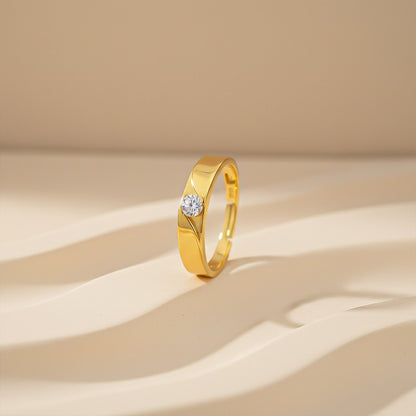 Golden Criss Cross Band For Men's